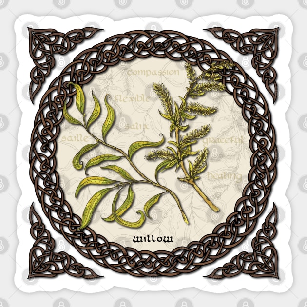 Celtic Willow Sticker by lottibrown